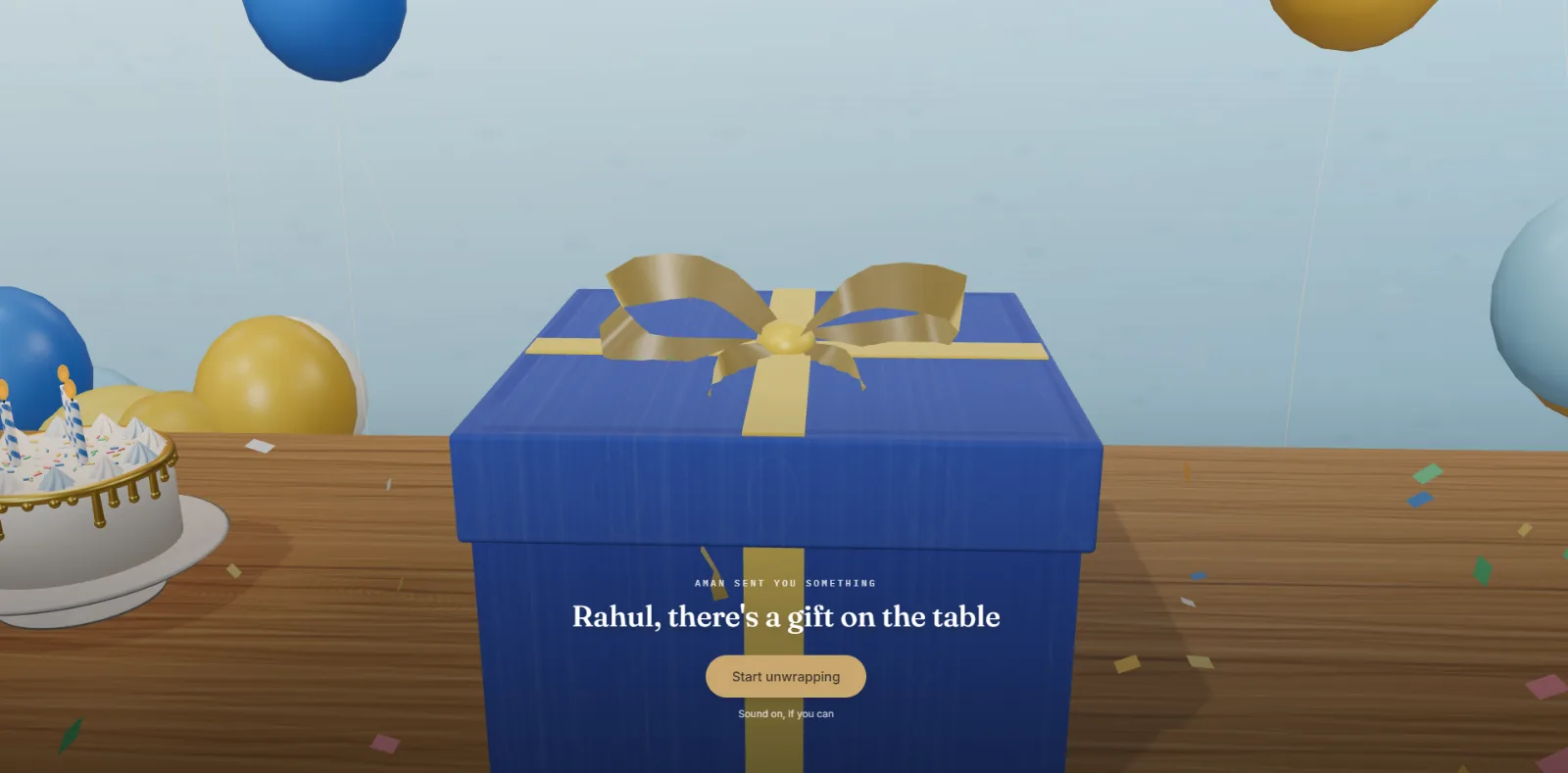 RAYXIS Gifts website preview