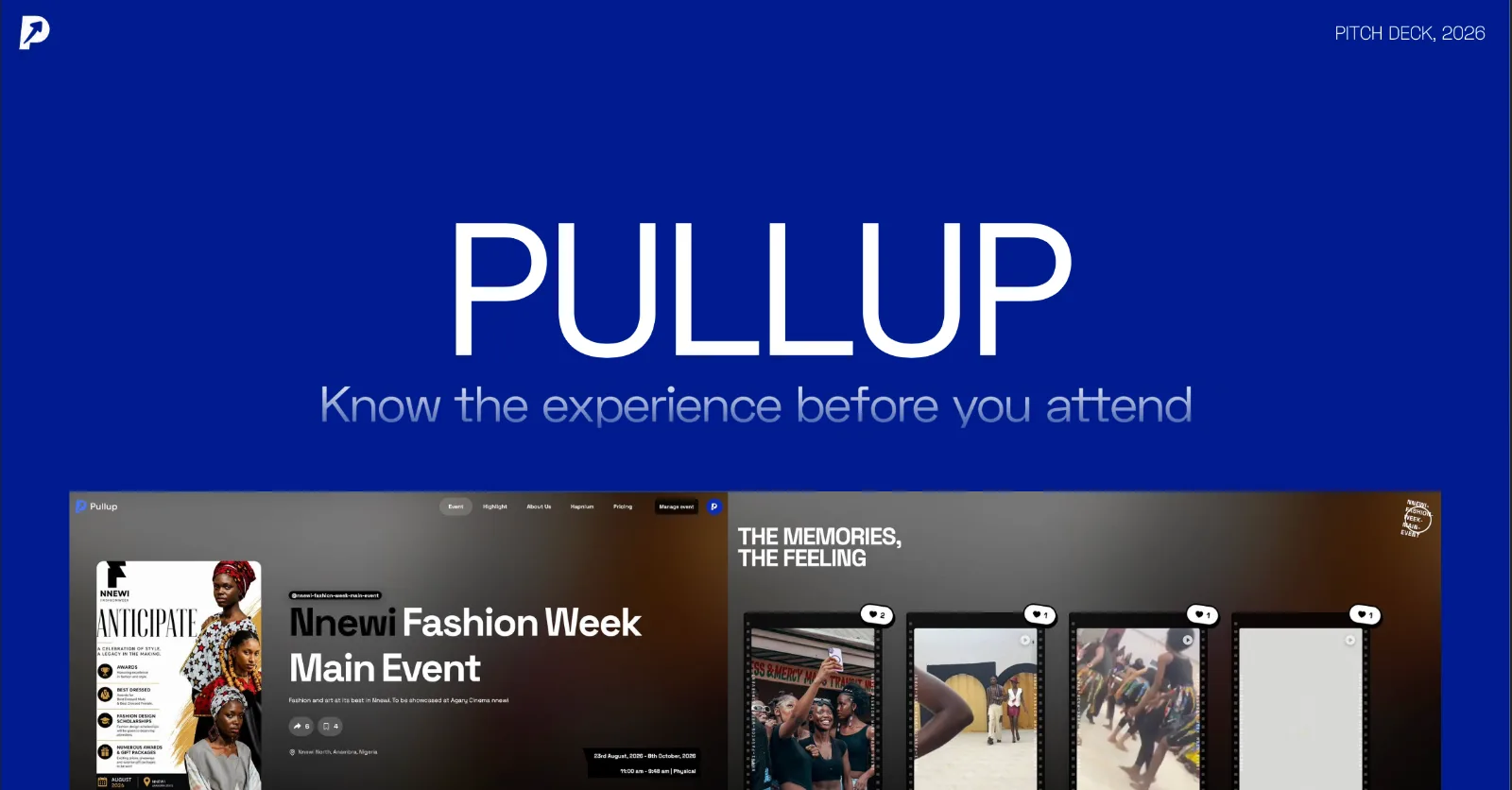 Pullup website preview