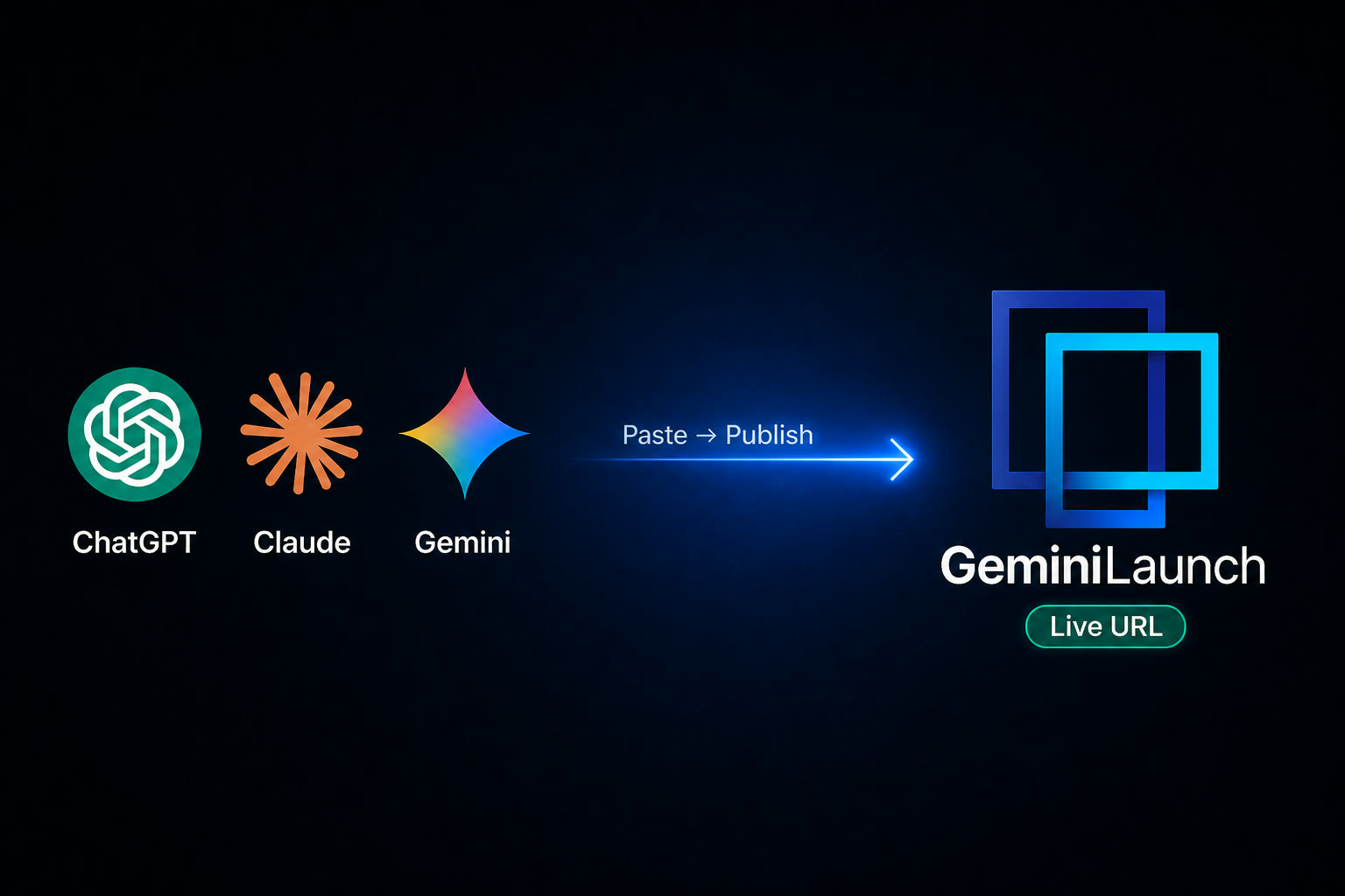 Geminilaunch website preview