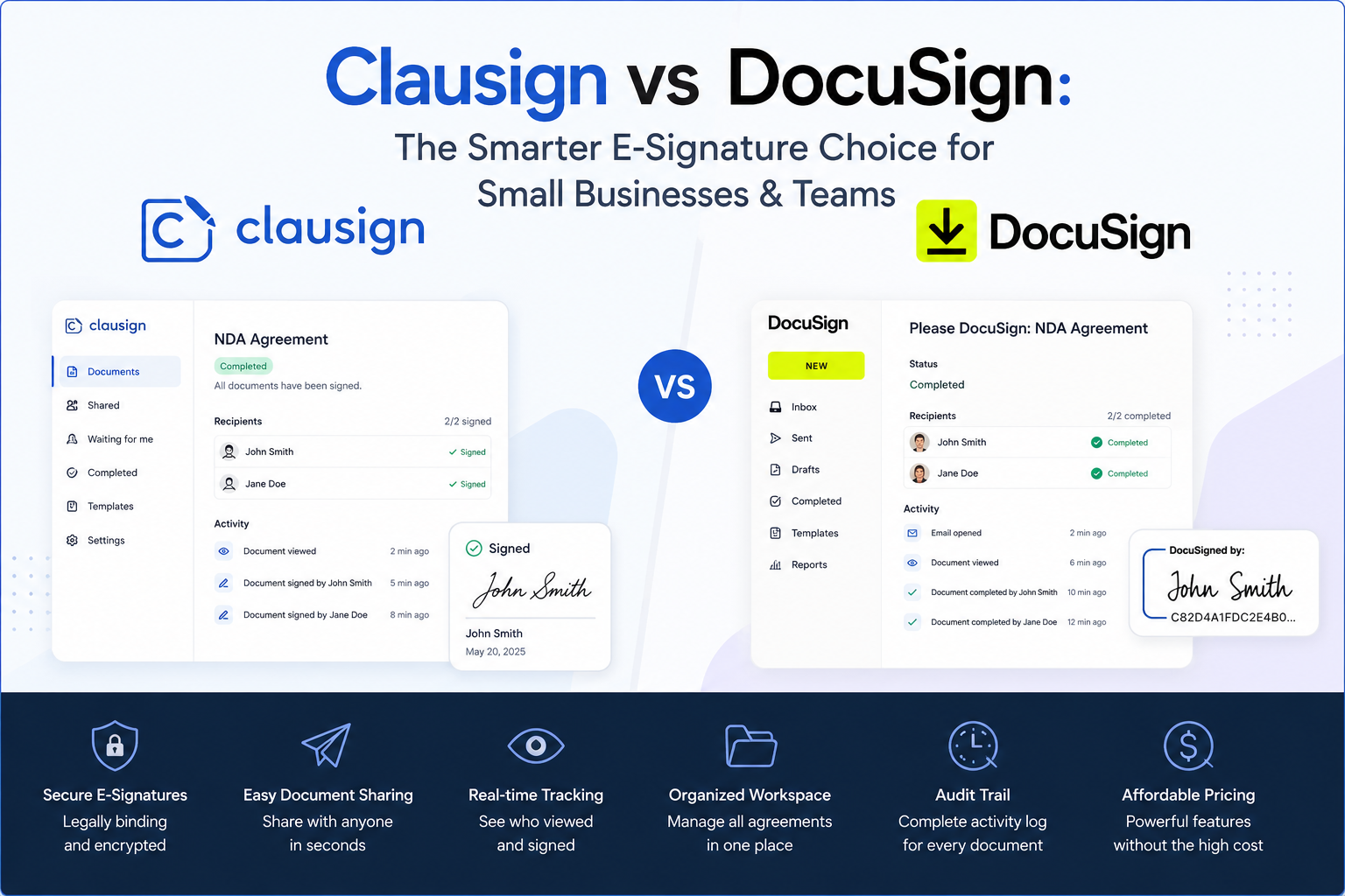Clausign website preview