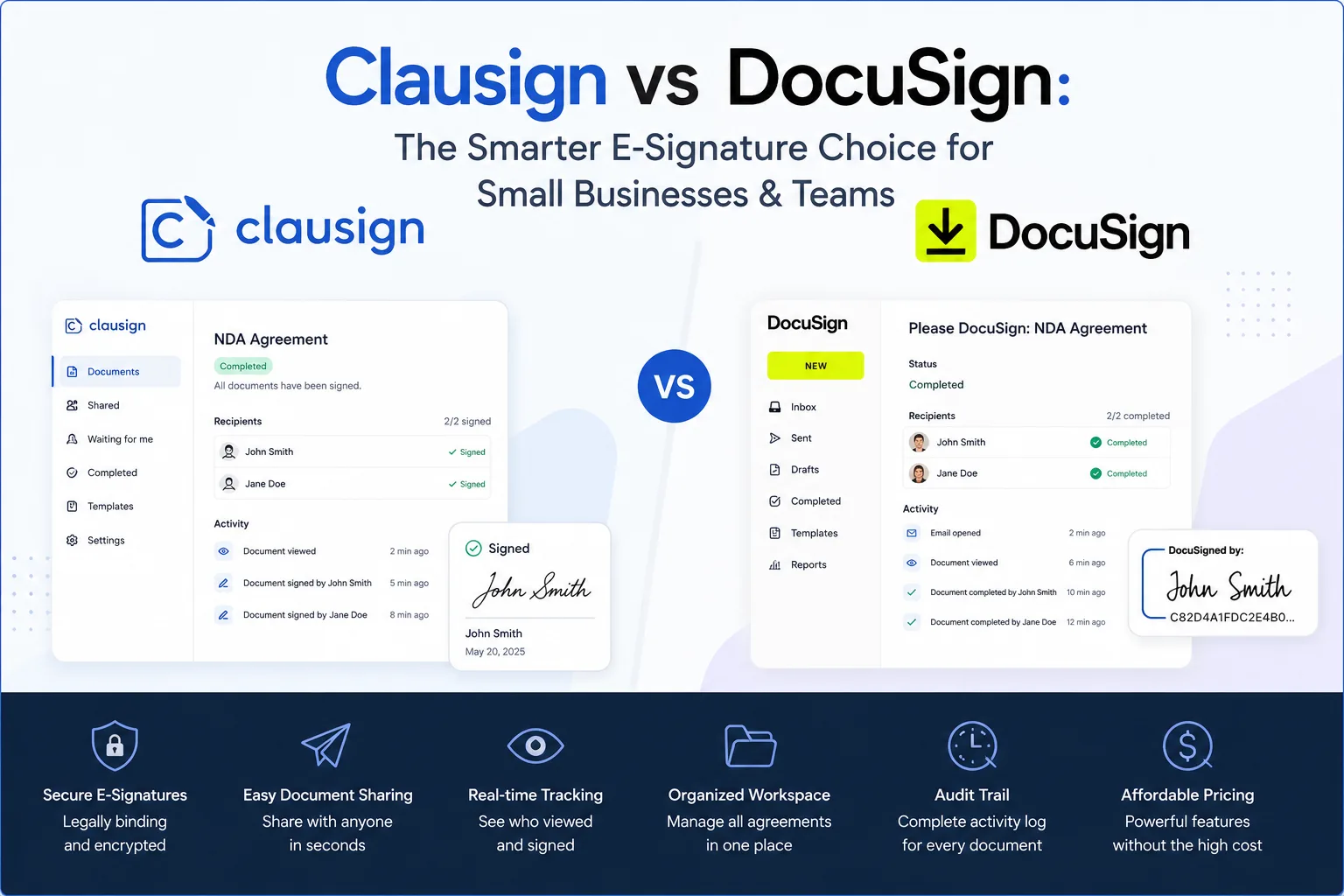 Clausign website preview