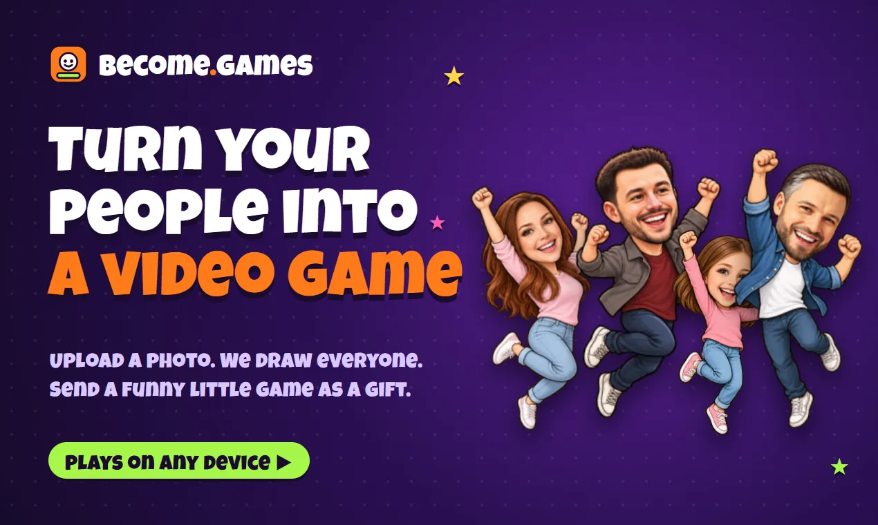 become.games website preview