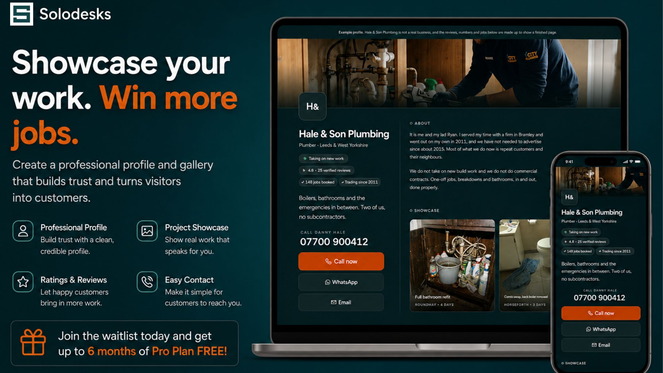 Solodesks website preview