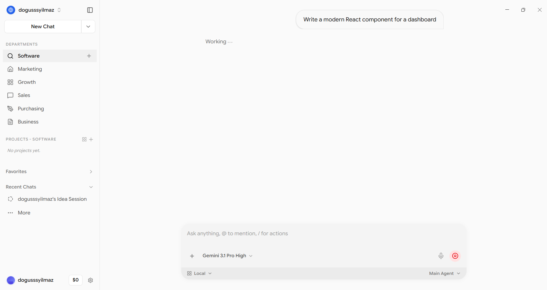 IdeaAI website preview